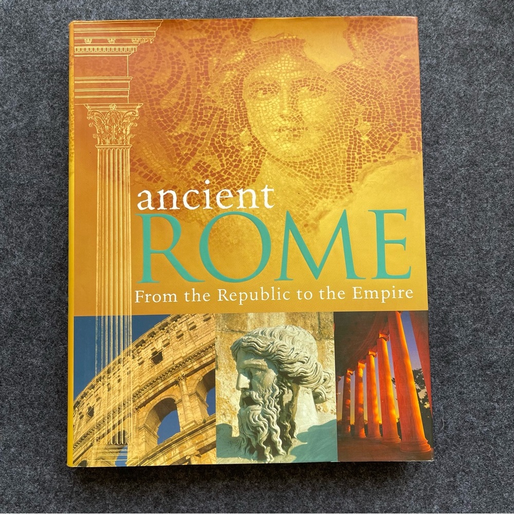 Ancient Rome from Republic to Empire hard bound cover coffee table book